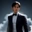 宅男大叔007用户头像，中年男性休闲装扮